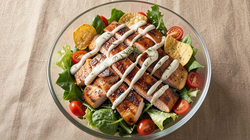 Barbeque Ranch Chicken Salad Cheesecake Factory Recipe: Cheesecake Factory's Signature Crunch in a Bowl