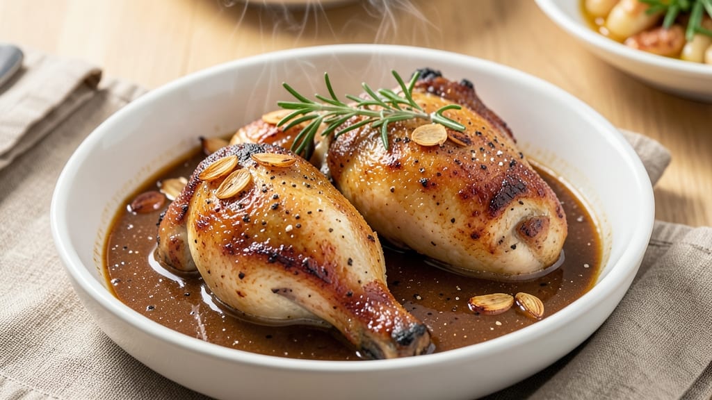 Baked Chicken Thighs With Gravy Recipe: Crispy Skin Meets Rich Pan Sauce