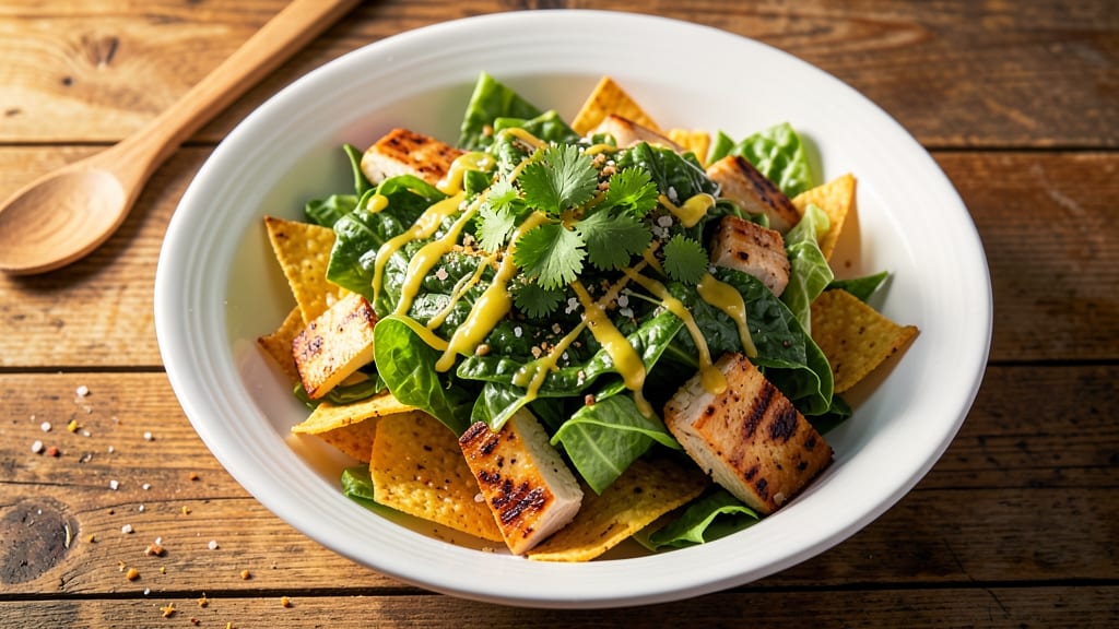 Applebee's Fiesta Chicken Salad Recipe: Crunchy Tortilla Bites and Zesty Lime Dressing