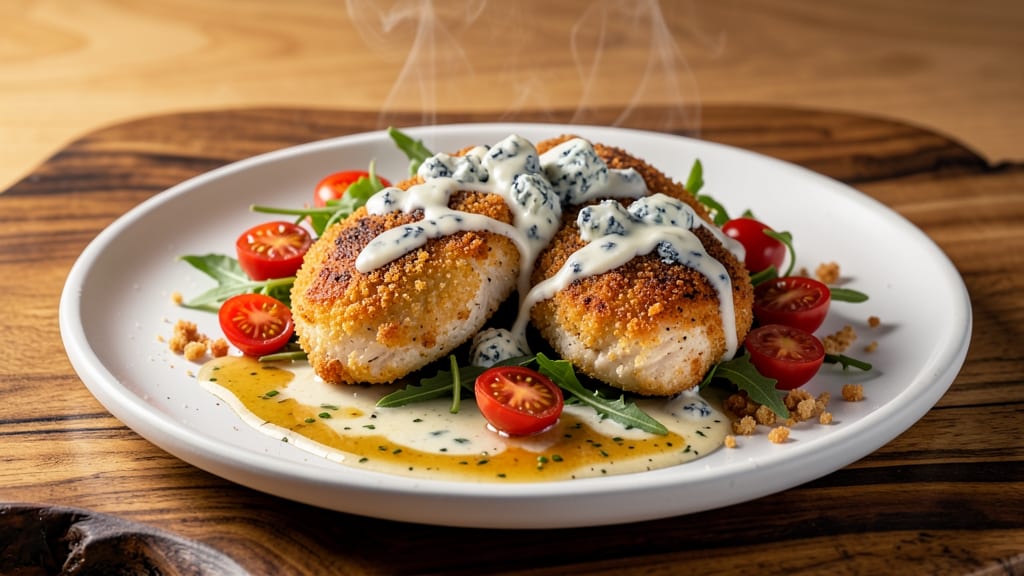 Baked Blue Cheese Chicken Recipe: Crispy Crust Meets Tangy Creaminess