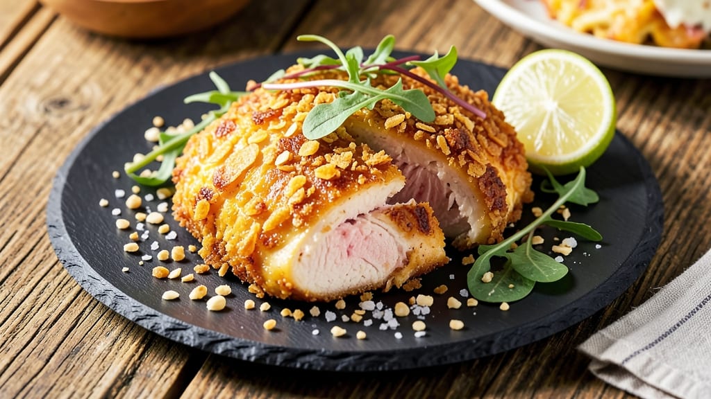 Baked Cornflake Chicken Breast Recipe: Crunchy Crust, Juicy Core Magic