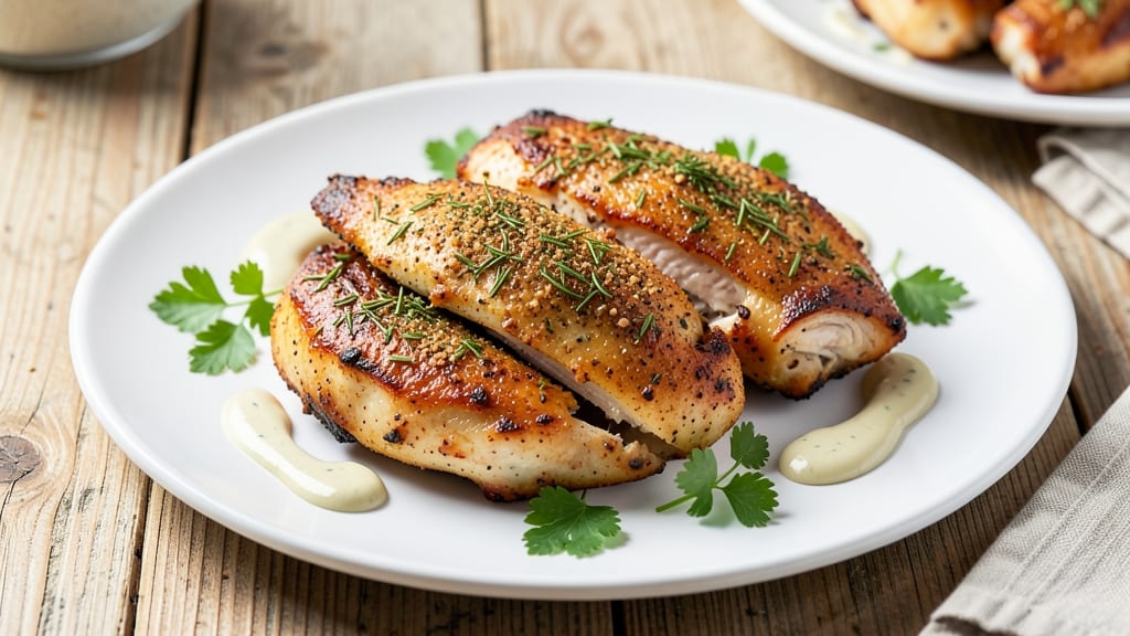 Baked Chicken With Ranch Seasoning Recipe: Crispy Herb-Crusted Bites With Cool Ranch Kick