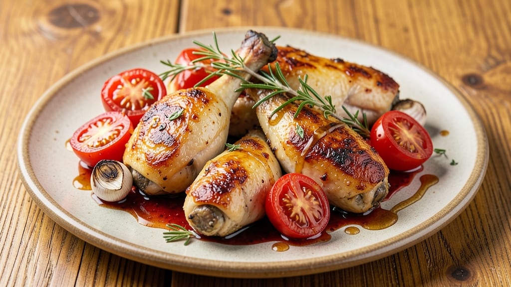 Baked Tomato Chicken Thighs Recipe: Juicy Centers With Caramelized Tomato Crust