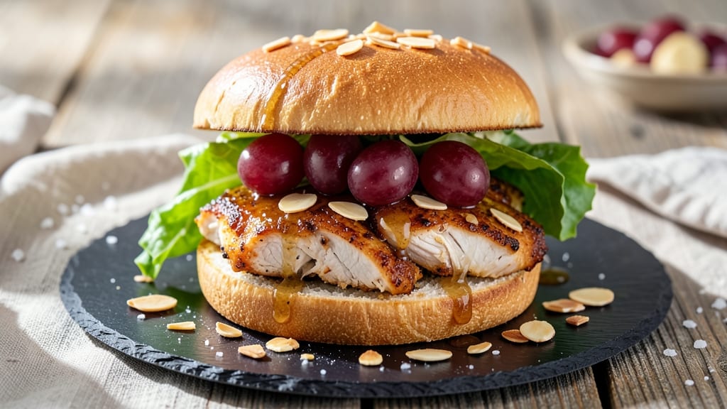 Almond Chicken Salad Sandwich Recipe: Crunchy Nutty Bites Between Fluffy Bread