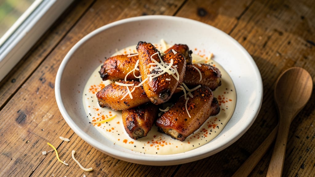 Baked Chicken Wings Recipe With Cream Of Chicken: Crispy Parmesan Bites in Creamy Sauce