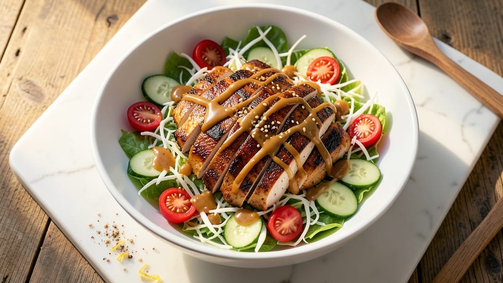 Applebee's Grilled Oriental Chicken Salad Recipe: Crunchy Sesame Crust Meets Tangy Peanut Dressing