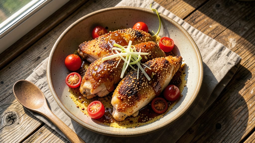 Baked Mochiko Chicken Recipe: Crunchy Cornstarch Crust Meets Juicy Centers