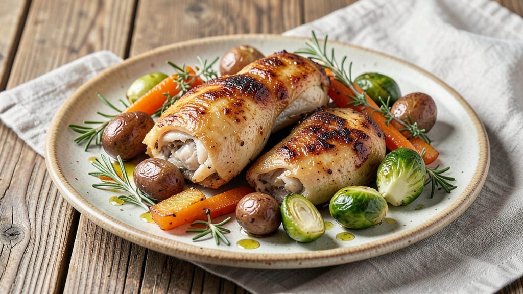 Baked Chicken Thighs And Veggies Recipe: One-Pan Herb-Roasted Harmony
