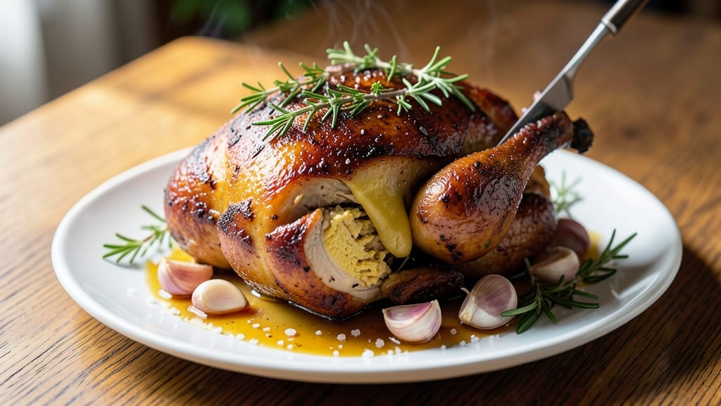 Anthony Bourdain's Roast Chicken Recipe: Crispy Skin and Bold Spice Harmony