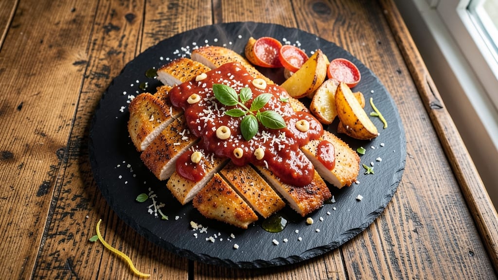 Air Fried Pizza Chicken Recipe: Crispy Crust With Melty Cheese Inside