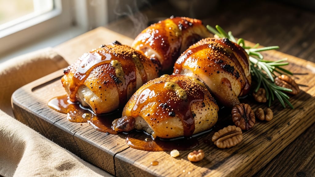 Baked Barbecue Chicken Quarters Recipe: Honey-Glazed Crunch With Fall-Off-Bone Tenderness