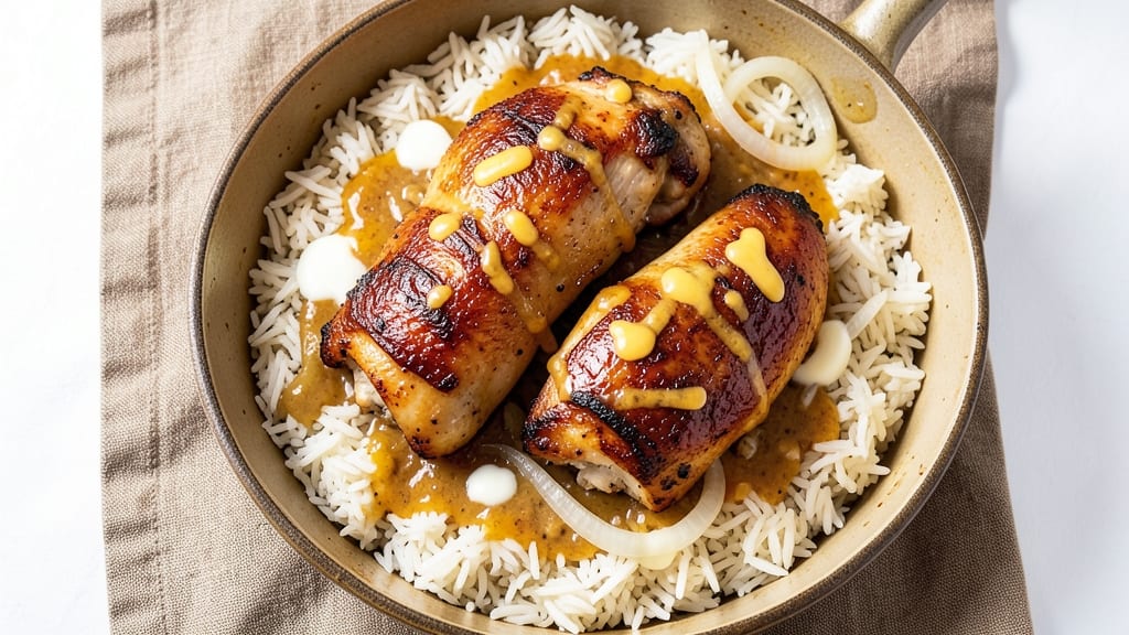 Baked Chicken and Rice Recipe with Lipton Onion Soup Mix: One-Pot Savory Crunch and Creamy Harmony