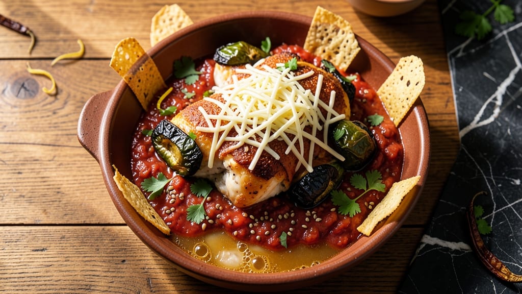 Baked Chicken Chili Relleno Recipe: Crispy Tortilla Crust Meets Smoky Tomato Filling