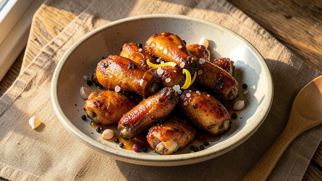 Baked Marinated Chicken Wings Recipe: Honey-Soy Glaze With Crispy Edges