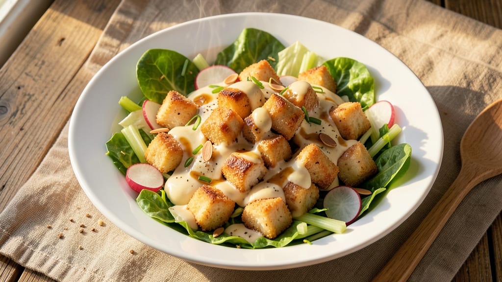 Barefoot Contessa Mustard Chicken Salad Recipe: Crispy Chicken Bites in Creamy Tangy Dressing