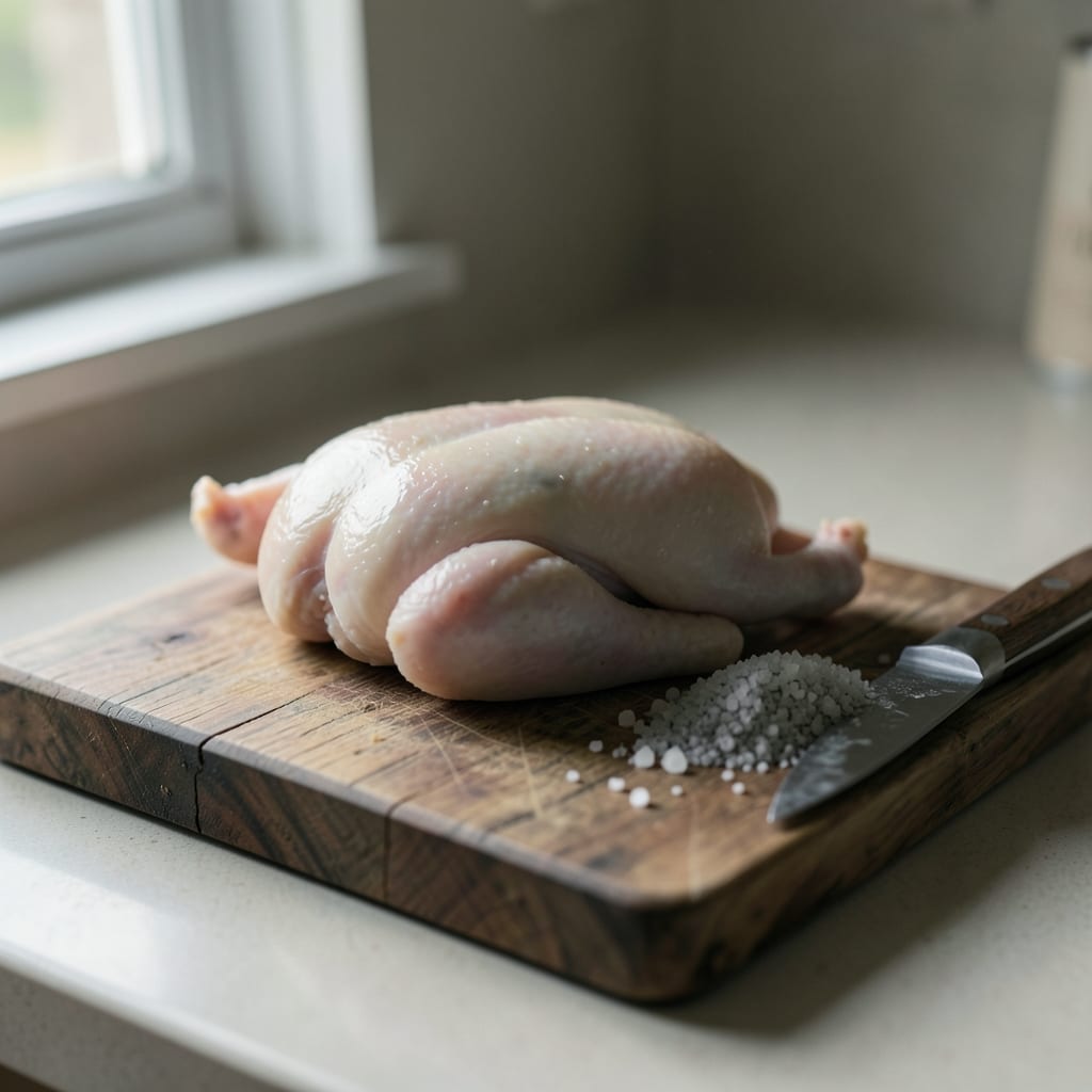 Scoring the fat before it goes in