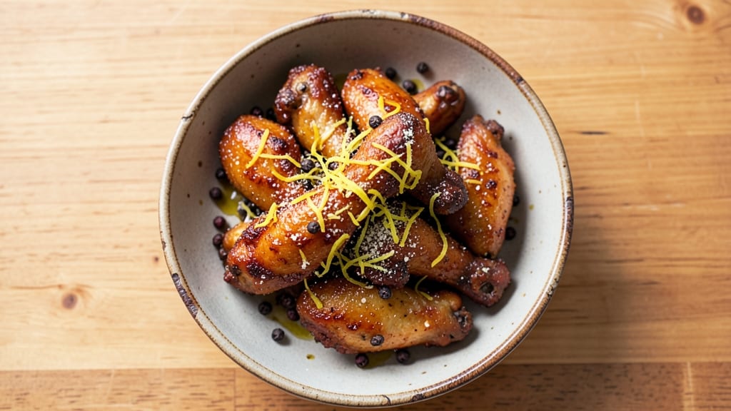 Air Fry Lemon Pepper Chicken Wings Recipe: Crispy Bites with Zesty Tang
