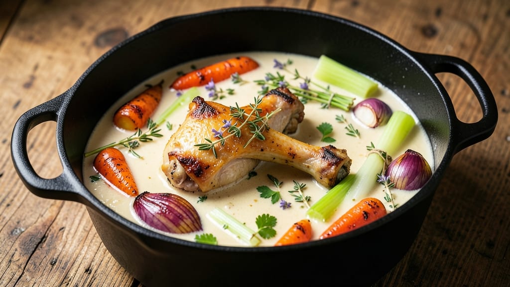 Alton Brown's Chicken Stock Recipe: Deep Umami Richness in One Pot