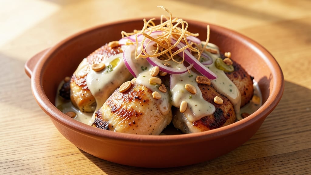 African Chicken in Peanut Sauce Recipe: Nutty-Spiced One-Pot Wonder