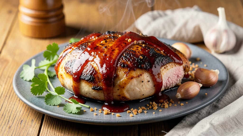 Baked BBQ Bone-In Chicken Breast Recipe: Crispy Skin, Juicy Meat, Bold Smoky Flavor