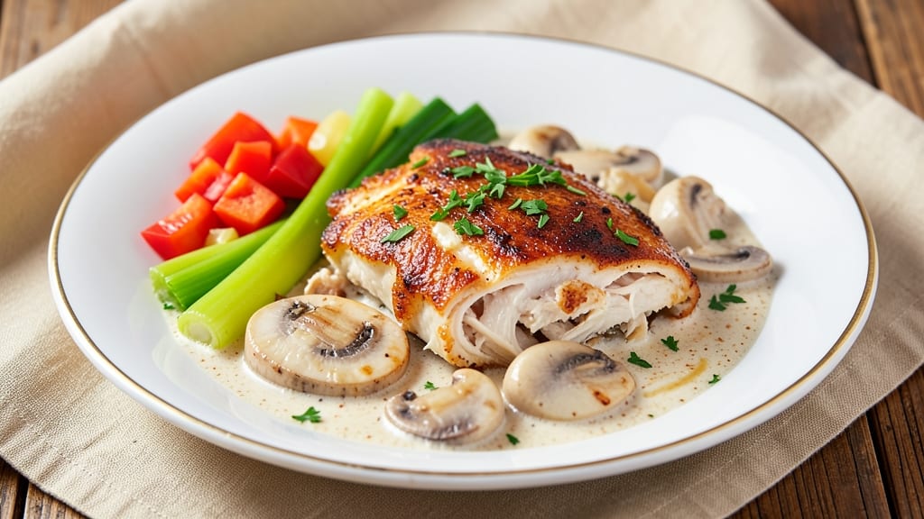 Betty Crocker's Chicken à LA King Recipe: Creamy Mushroom Celery Sauce Magic