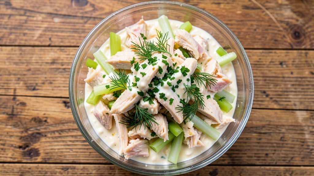 Betty Crocker's Chicken Salad Recipe: Celery-Crusted Cream Cheese Bliss