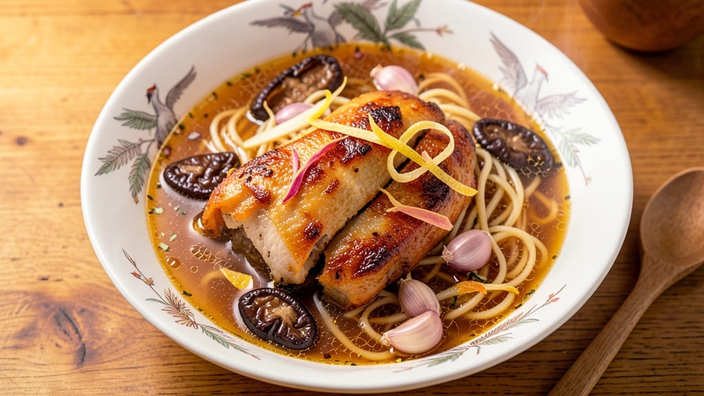 Authentic Chinese Chicken Noodle Soup Recipe: Star Anise and Ginger Harmony in One Bowl