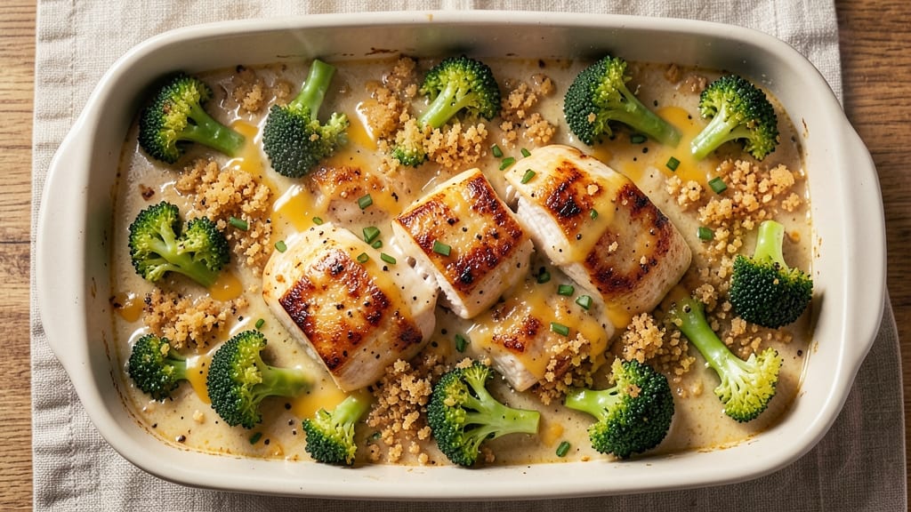 Campbell's Chicken and Broccoli Bake Recipe: One-Pan Creamy Comfort with Crispy Top