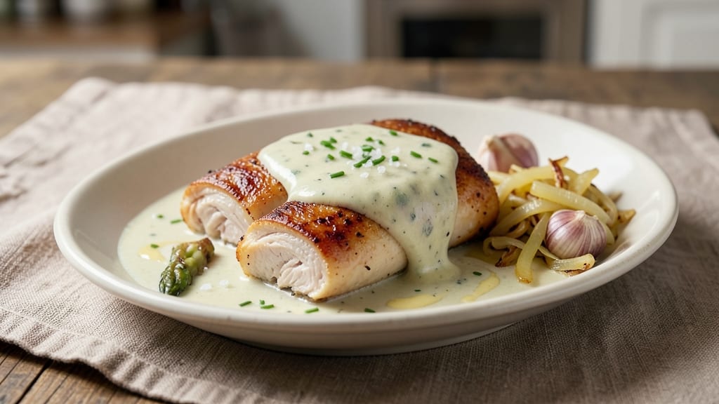 Campbell's Cream of Asparagus Chicken Recipe: One-Pot Creaminess With Crispy Celery Top
