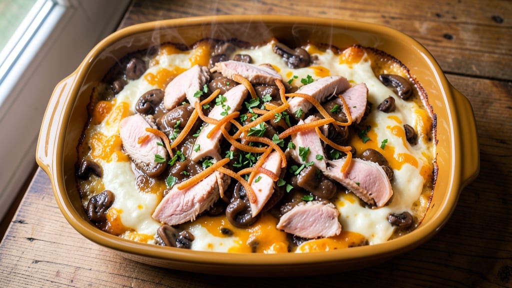 Campbell's Cream of Mushroom Chicken Casserole Recipe: Cheesy, Creamy Crowd-Pleaser in One Pan