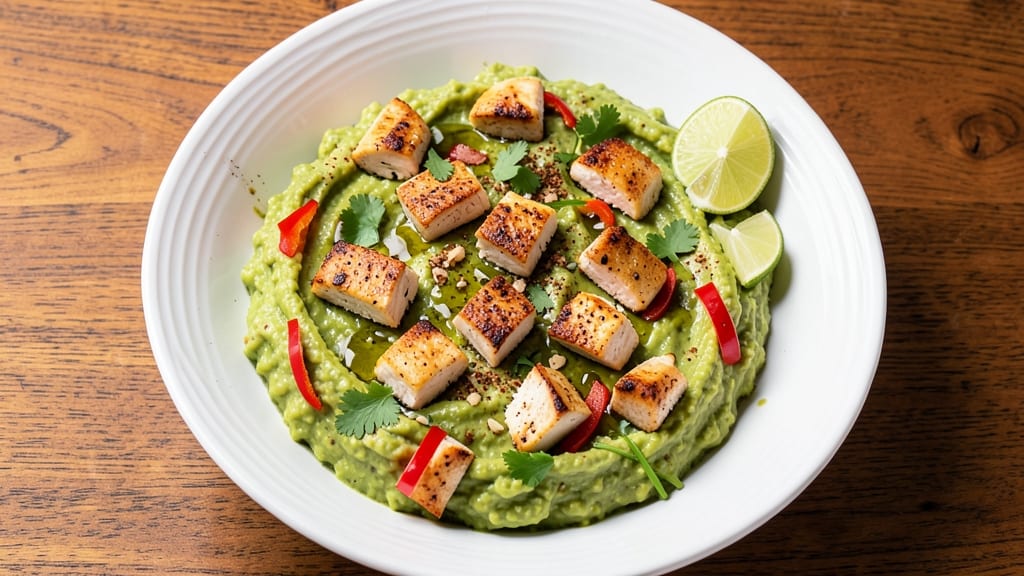 Chicken Guacamole Recipe: Crispy-Topped Protein-Packed Bites