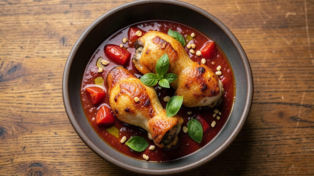 Chicken Legs With Tomato Sauce Recipe: Crispy Skin, Saucy Depth in One Pan