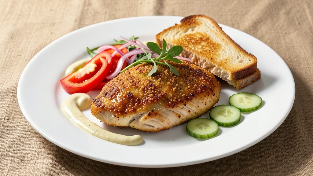 Chicken Subway-Style Recipe: Crispy Breaded Bites With Fresh Veggie Toppings