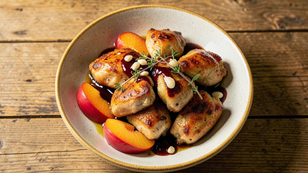 Chicken With Canned Peaches Recipe: Sweet-Tangy One-Pan Dinner
