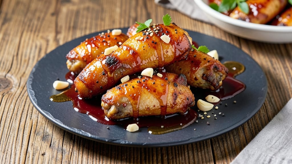 Baked Honey Barbecue Chicken Wings Recipe: Sticky-Sweet Glaze With Crispy Edges