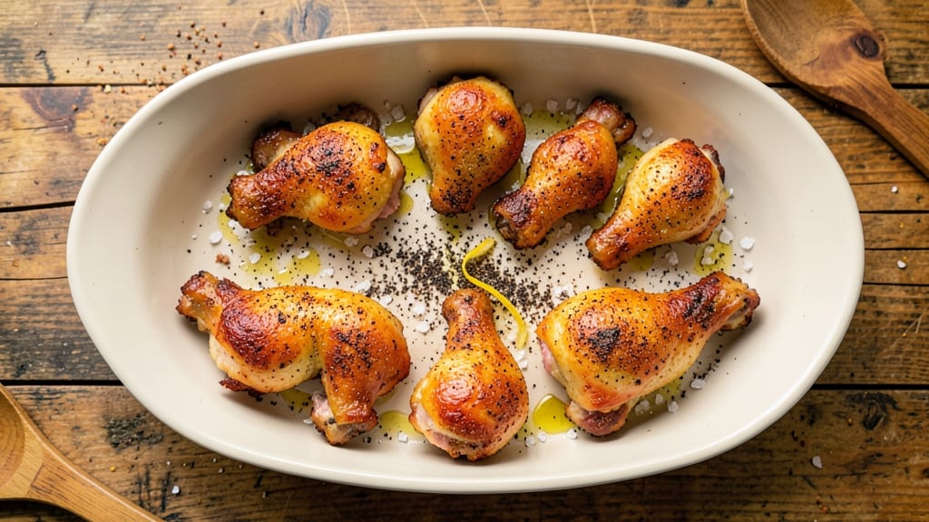 Baked Frozen Chicken Drumsticks Recipe: Crispy Skin, Juicy Meat in 45 Minutes