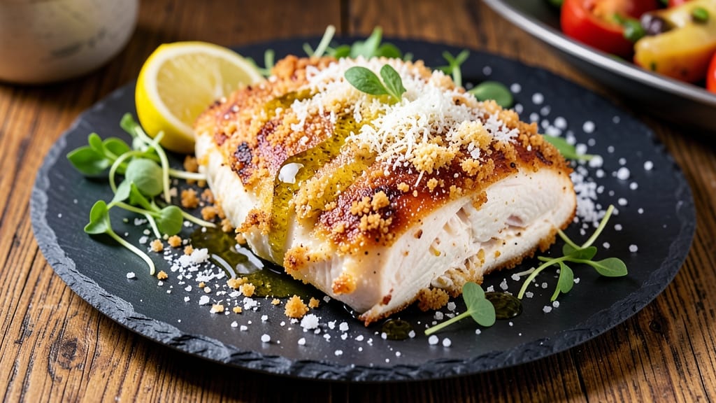 Baked Chicken Breast With Parmesan Crust Recipe: Crispy Gold Crust, Juicy Core Magic