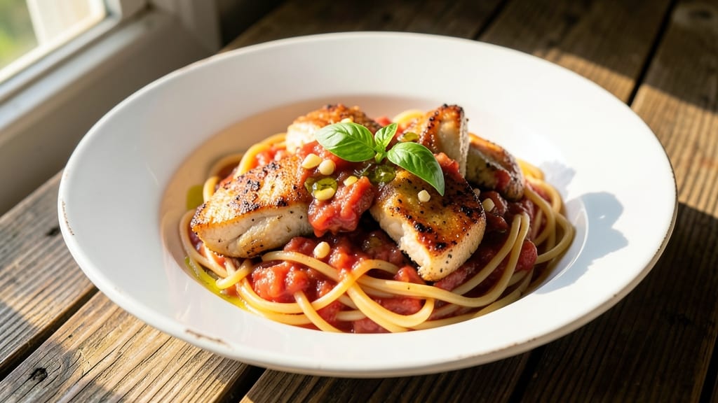 Grandma's Chicken Spaghetti Recipe: Homestyle Simplicity With Juicy Chicken and Al Dente Noodles