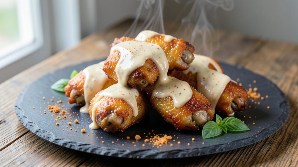 Hidden Valley Ranch Chicken Wings Recipe: Crispy Bites with Tangy Creamy Drizzle