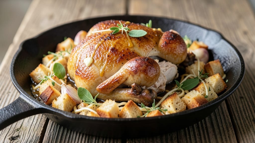 Old Fashioned Chicken and Dressing Recipe: Celery-Crusted Comfort with Creamy Herb Swirl