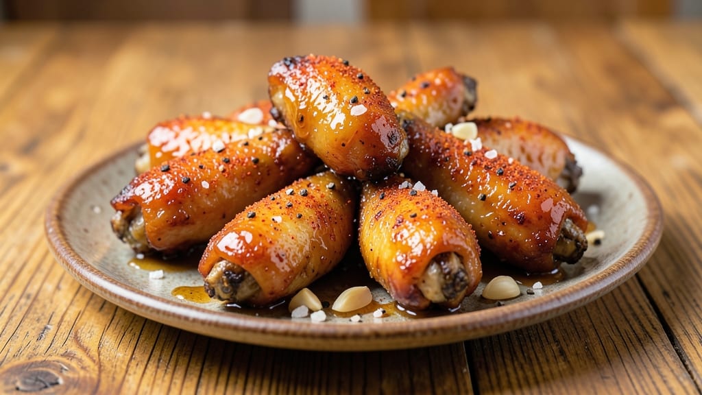 Original Chicken Wings Recipe: Smoky Garlic Dry-Rub That Stays Crispy for Hours