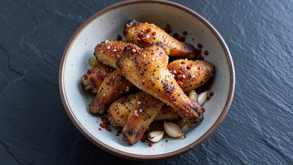 Salted Pepper Chicken Wings Recipe: Crispy-Skinned, Spice-Kissed Bites in 35 Minutes